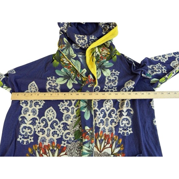 JOHNNY WAS BIYA Hoodie Wrap Kimono Jacket Cardigan Size Small - Picture 7 of 10